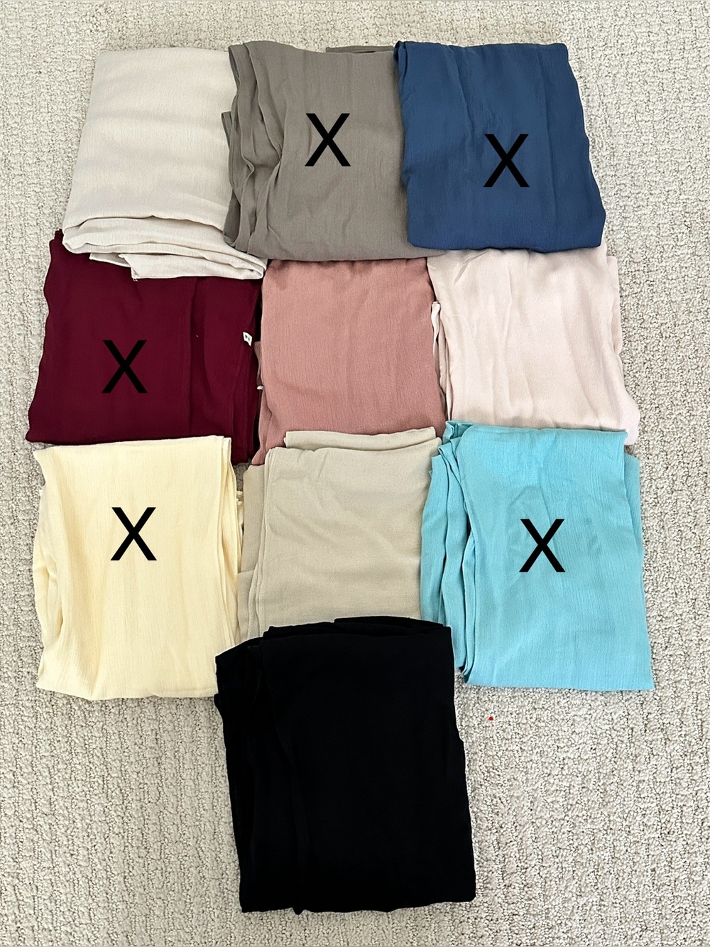 NEW WITHOUT TAGS Zahraa The Label Premium Rayon Hijab - Multi Color Pack